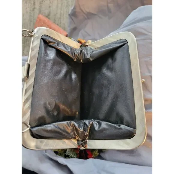 Vintage 70s Carpet Bag Purse Bohemian Festival Retro Mod Coachella Hippie Retro - Picture 6 of 11